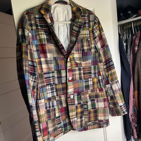 Polo Ralph Lauren Patchwork Sports Coat - Picture 1 of 5